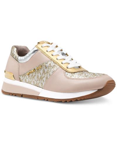 michael kors allie trainer wit|michael kors allie sneakers.